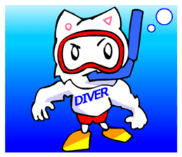 Commonly Used Word T-Shirt Wearing Cat 7 sticker #2797163