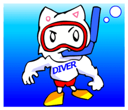 Commonly Used Word T-Shirt Wearing Cat 7 sticker #2797163