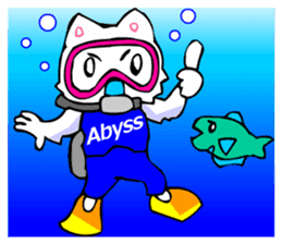 Commonly Used Word T-Shirt Wearing Cat 7 sticker #2797164