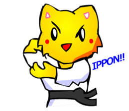 Commonly Used Word T-Shirt Wearing Cat 7 sticker #2797180