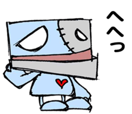 Paper robot sticker #2797198