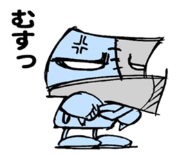 Paper robot sticker #2797221