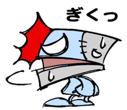 Paper robot sticker #2797226