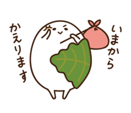 Kashiwa Mochinosuke with fellows sticker #2797805