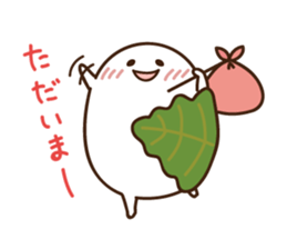 Kashiwa Mochinosuke with fellows sticker #2797806