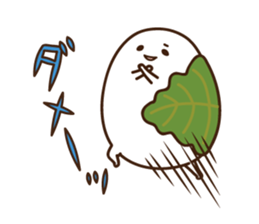 Kashiwa Mochinosuke with fellows sticker #2797815