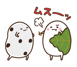 Kashiwa Mochinosuke with fellows sticker #2797816