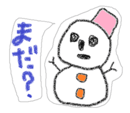 Snowman us sticker #2798573