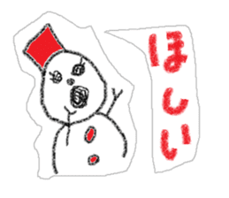 Snowman us sticker #2798574