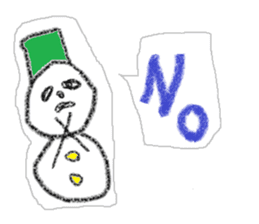 Snowman us sticker #2798586
