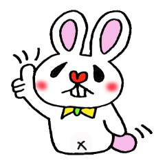 Protruding teeth rabbit