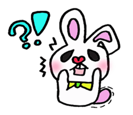 Protruding teeth rabbit sticker #2799396