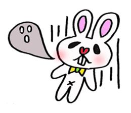 Protruding teeth rabbit sticker #2799399