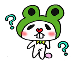 Protruding teeth rabbit sticker #2799402