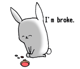 Noncommittal Usami(English version.) sticker #2799439