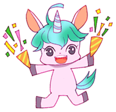 confeito unicorn girl sticker #2799523