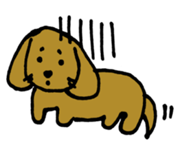 Dachshund AMEKO Part3. sticker #2800660