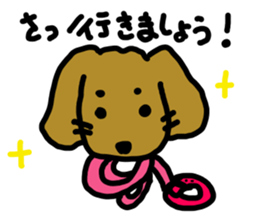 Dachshund AMEKO Part3. sticker #2800669