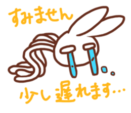 Space Rabbit 2 ! sticker #2800900