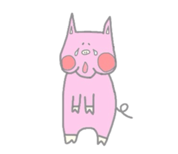 Baby pig BooBoo Sticker sticker #2801080