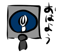 Floating spirits wandering sticker #2801691