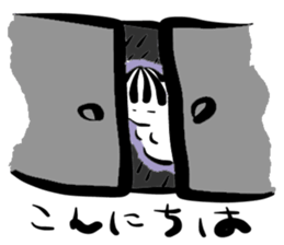 Floating spirits wandering sticker #2801695