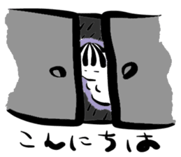 Floating spirits wandering sticker #2801695