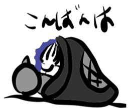 Floating spirits wandering sticker #2801696