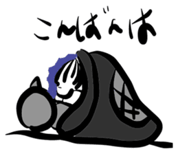 Floating spirits wandering sticker #2801696