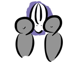 Floating spirits wandering sticker #2801707