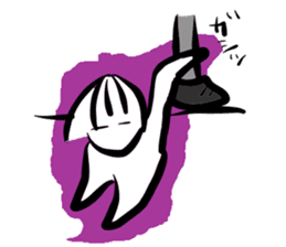 Floating spirits wandering sticker #2801708