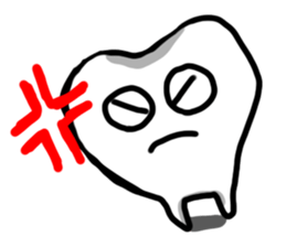 teeth and fungus of tooth decay sticker #2803098