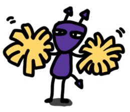 teeth and fungus of tooth decay sticker #2803115