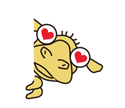 Crazy camel sticker #2803791