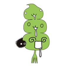 Japanese kelp monster "GAGOMECCHI" sticker #2804706