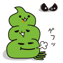 Japanese kelp monster "GAGOMECCHI" sticker #2804711