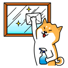Shiba Inu Genki No.2 (Housework ver.) sticker #2805294