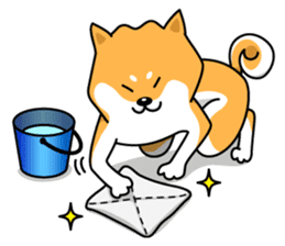 Shiba Inu Genki No.2 (Housework ver.) sticker #2805296