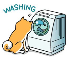 Shiba Inu Genki No.2 (Housework ver.) sticker #2805297