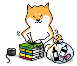 Shiba Inu Genki No.2 (Housework ver.) sticker #2805306