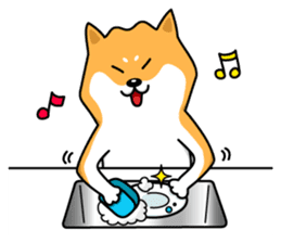 Shiba Inu Genki No.2 (Housework ver.) sticker #2805325
