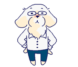 Sheep and Dog sticker #2806412