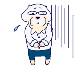 Sheep and Dog sticker #2806441