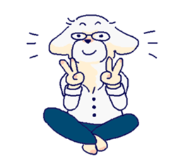 Sheep and Dog sticker #2806444