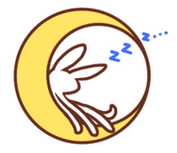 Space Rabbit ! sticker #2806935