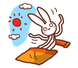 Space Rabbit ! sticker #2806936