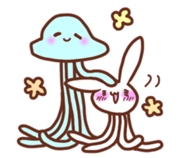 Space Rabbit ! sticker #2806939