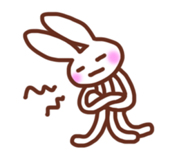 Space Rabbit ! sticker #2806959