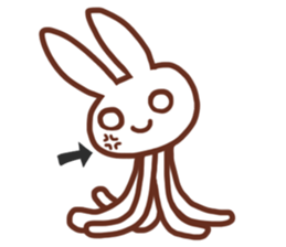 Space Rabbit ! sticker #2806960