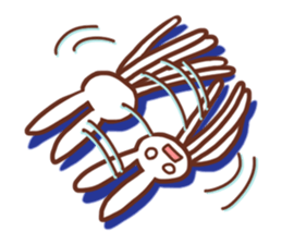 Space Rabbit ! sticker #2806961